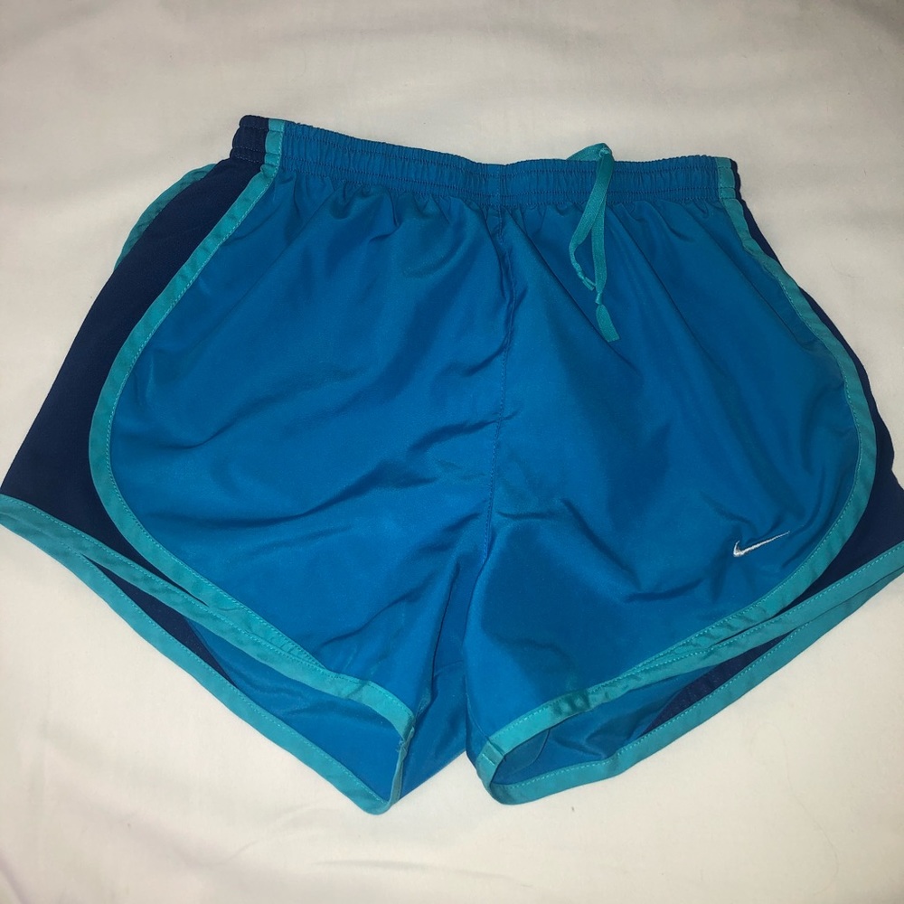 blue nike shorts